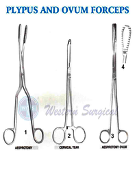 Stainless Steel Surgical Plypus And Ovum Forceps - Application: Hospital
