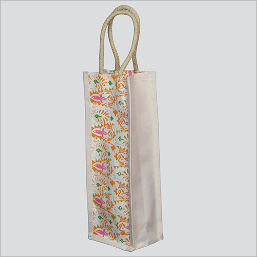 Available In Muticolour Printed Juco Bottle Bag