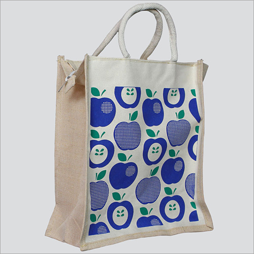 Available In Muticolour Juco Printed Shopping Bag