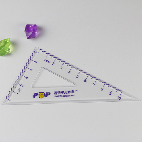 Plastic 10Cm Metric Triangle Ruler