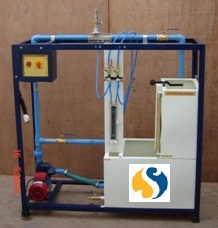 Pitot Tube Apparatus - Stainless Steel, 1.5x0.75 m | Vertical Motor Design, 80 kg Weight, Water Flow Regulation