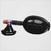 Adult Black Rubber Resuscitator Application: Hospital