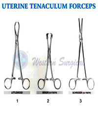 Western Surgical Stainless Steel Uterine Tenaculum Forceps