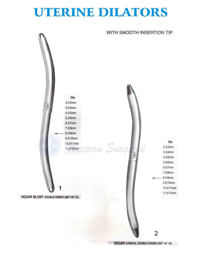 Reusable Uterine Dilators