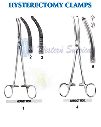 Hysterectomy clamps
