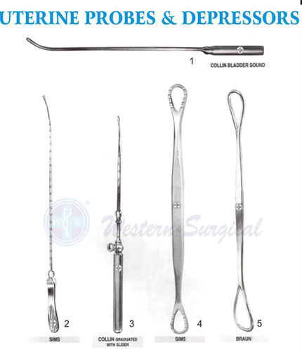 Uterine probes & Depressors