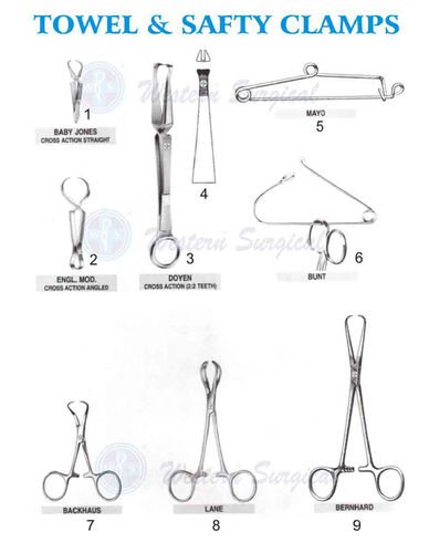 Towel & safty clamps