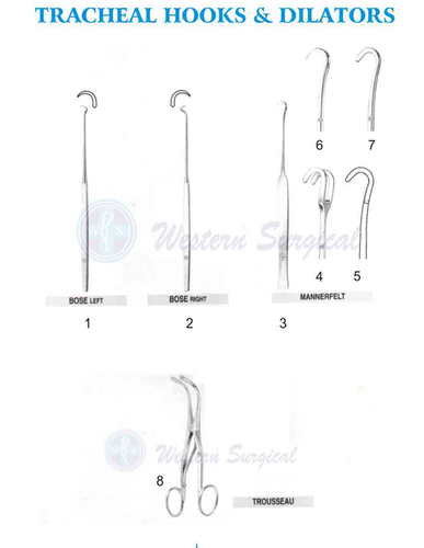 Tracheal Hooks & Dilators