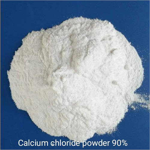 90 Percent Calcium Chloride Powder - Molecular Formula Cacl2, Molecular Weight 110.98 g/mol | Purity 99%, Melting Point 772 Â°C, Store in Dry Place