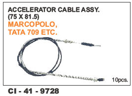 Accelerator Cable Assy Marcopolo Tata 709 Vehicle Type: 4 Wheeler