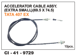 Accelarator Cable Assy Tata 407