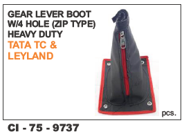 Gear Lever Boot  Zip type Heavy Duty Tata Tc