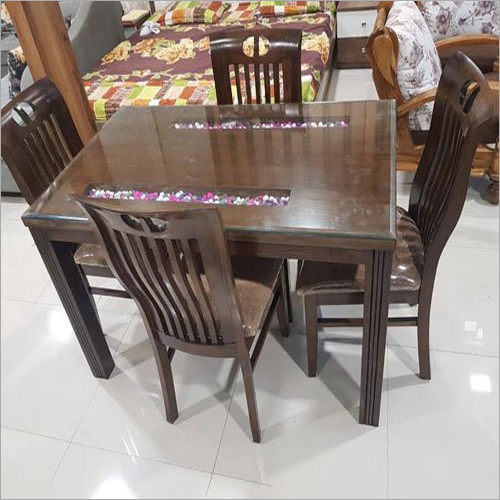 Wooden Dinner Table Set By GOODLUCK TRADER