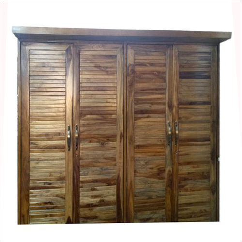 4 Door Wooden Wardrobe