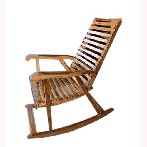 Rocking Wooden Chair By GOODLUCK TRADER