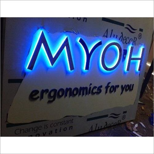 Blue Neon LED Signage - Customized Size Available in Various Colors | Long Service Life for Industrial Applications