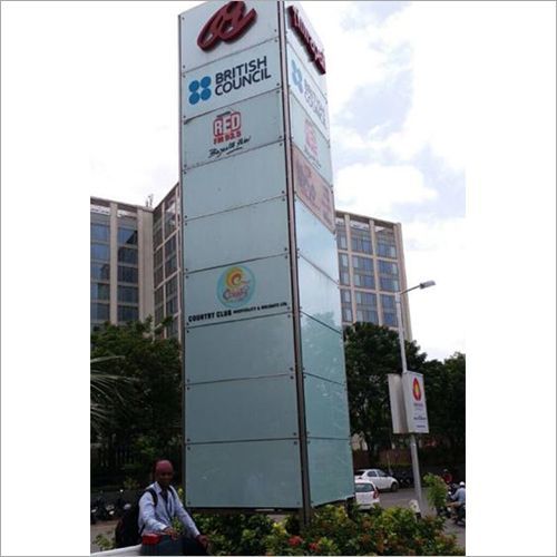 Outdoor Acrylic Signage Board Application: Industrial