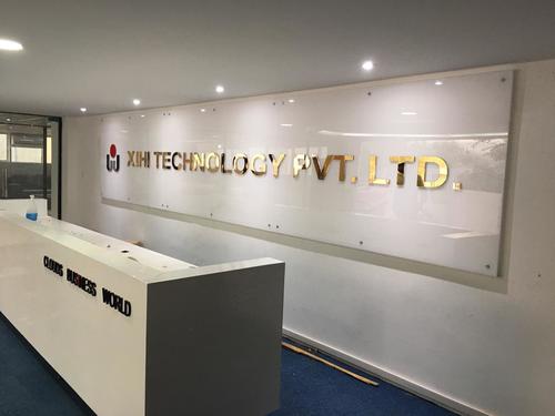 Event & Exhibition - Acrylic & Metal, Customizable Sizes, Gold | Elegant Design, Durable, Easy Installation, Polished Finish, Optional Lighting