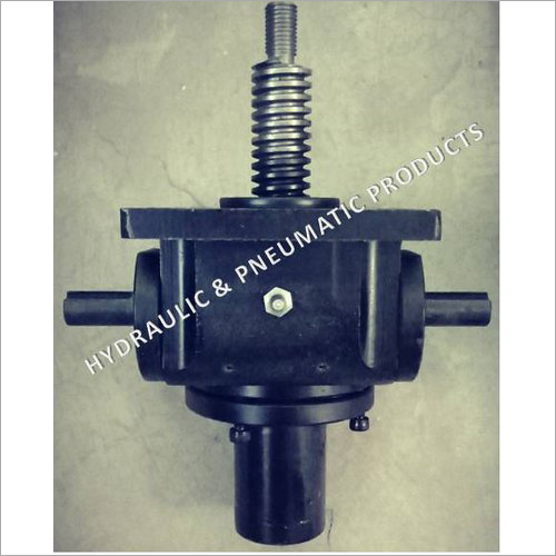 Black Worm Gear Screw Jack