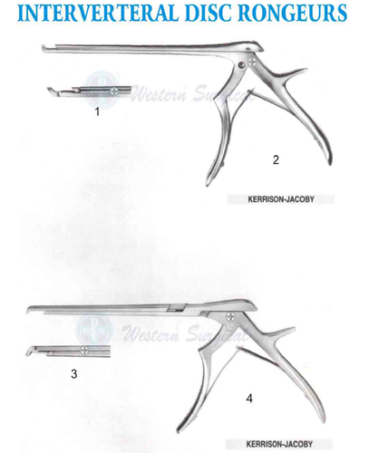 Stainless Steel Intervertebral Disc Rongeur