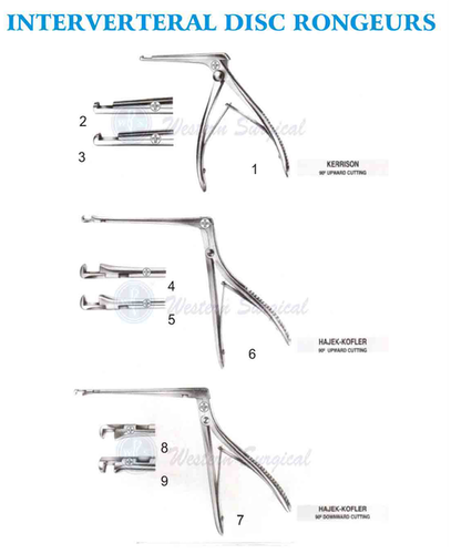 Reusable Surgical Intervertebral Disc Rongeur