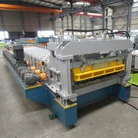 High Speed Step Tile roll forming Machine with Gear Box Transmission