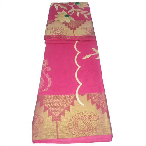 Cotton Embroidery Saree - Pure Cotton, 5 M Length | Ideal for Party Wear, Elegant Design with Exquisite Detailing