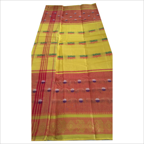 Pure Cotton Weaving Saree - 5.5 M Length | Casual Style, High-Quality Cotton Material for Everyday Elegance