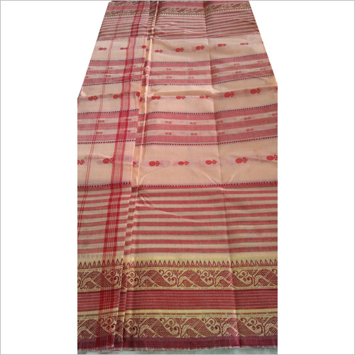 Pure Cotton Weaving Saree - 5.5 M Length, Casual Style | 100% Cotton Material, Elegant Weaving Design, Suitable for Everyday Wear