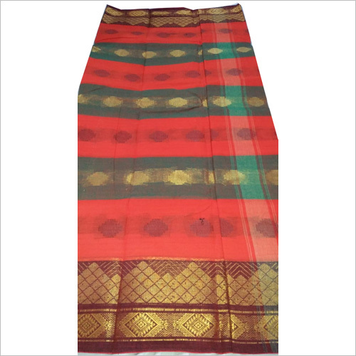 Pure Cotton Weaving Saree - 5.5 M Length , 100 Pieces MOQ, Ideal for Parties with Elegant Draping and Comfortable Wear