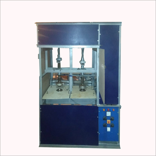 Blue Double Die Automatic Paper Plate Making Machine