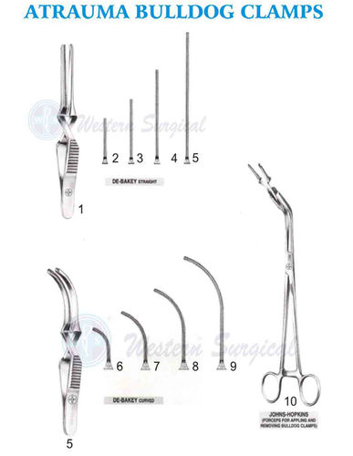 Atrauma Bulldog Clamps