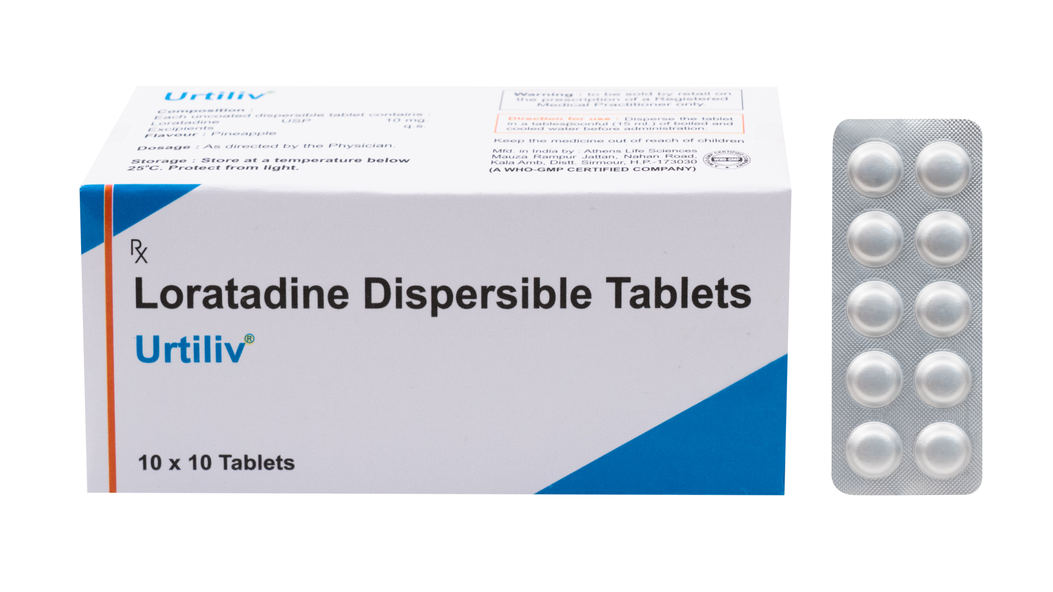Loratadine 10mg Dispersible Tablet