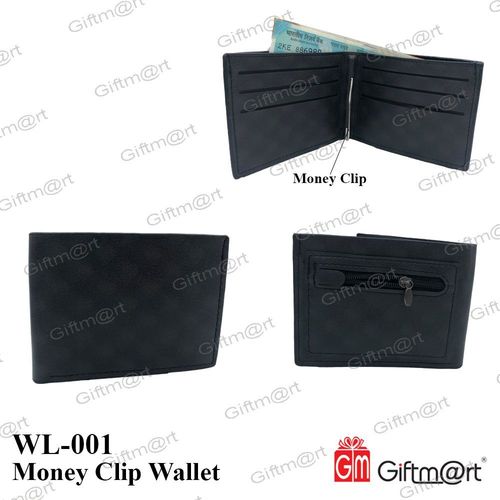 Gents Wallets With Money Clip Size: 8X11 Cm
