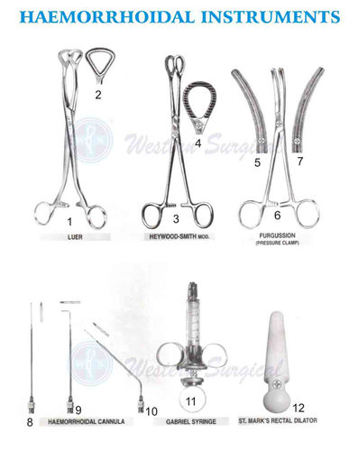 Haemorrhoidal Instruments