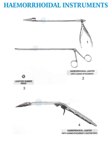 Medical Surgical Haemorrhoidal Instruments