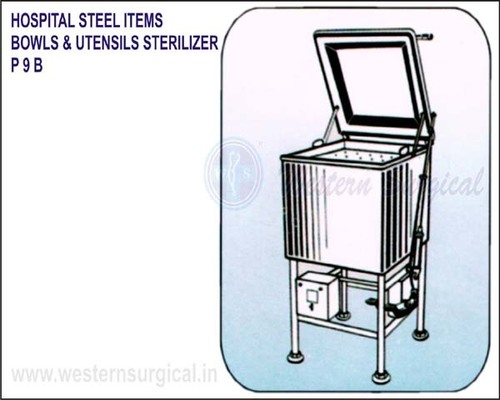 Hospital Steel Items Bowls & Utensils Sterilizer