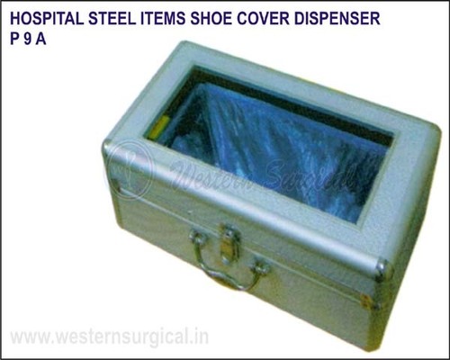 Hospital Steel Items Shoe Cover Dispenser By WESTERN SURGICAL