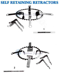 Ws S.r.r.(3) Self Retaining Retractors - Stainless Steel, Manual Mechanism, Metallic Silver | Lightweight, Circular Shape, Suitable For All Ages