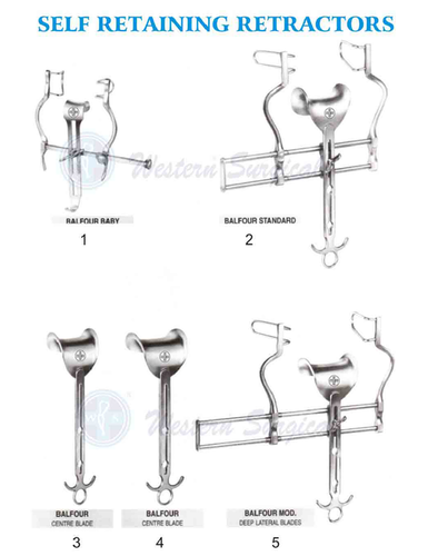 WS S.R.R.(6) Self Retaining Retractors