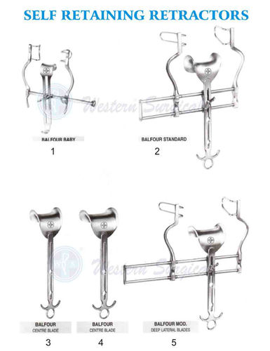 WS S.R.R.(6) Self Retaining Retractors