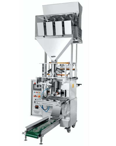 Four Head Weigher Fully Pneumatic Pouch Packing Machine
