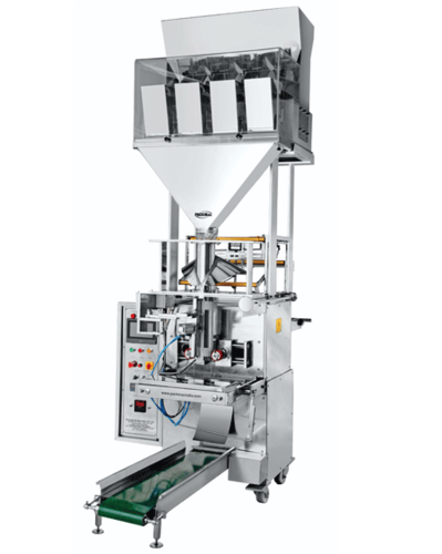 Four Head Weigher Fully Pneumatic Pouch Packing Machine