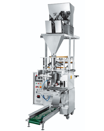 Two Head Weigher Fully Pneumatic Pouch Packing Machine