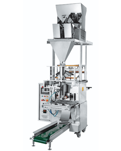 Two Head Weigher Fully Pneumatic Pouch Packing Machine