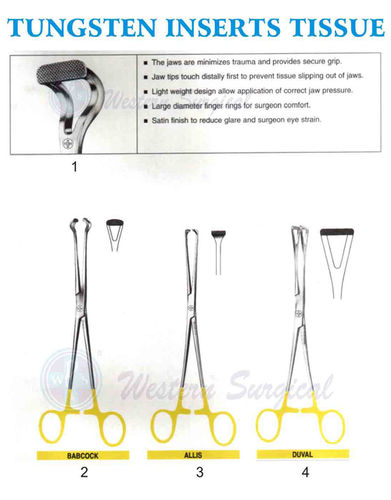 Tungsten Inserts tissue