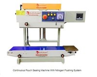 Continuous Pouch Sealing Machine With Nitrogen Flushing System