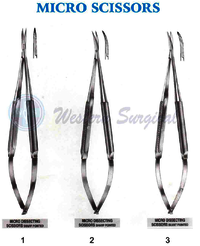 Stainless Steel Micro Scissors - Application: Hospital