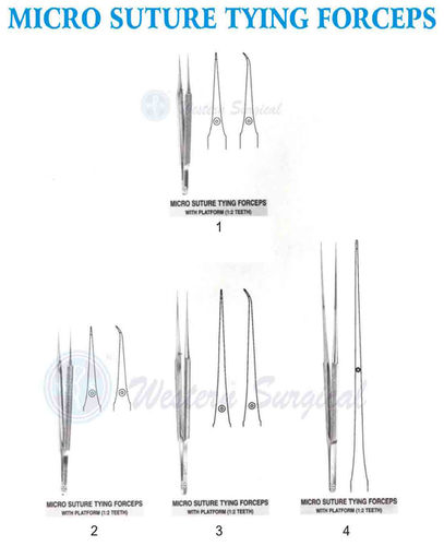 Micro suture tying forceps