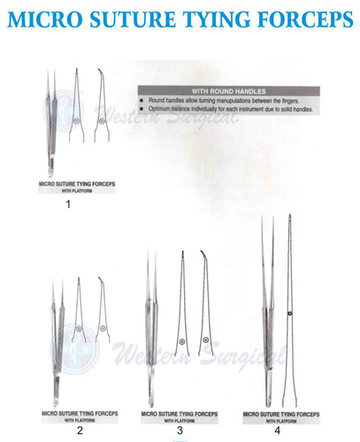 Micro suture tying forceps